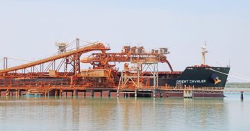 Record shipment of bauxite from Port of Weipa