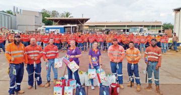 Goodline workers dig deep for kids in need
