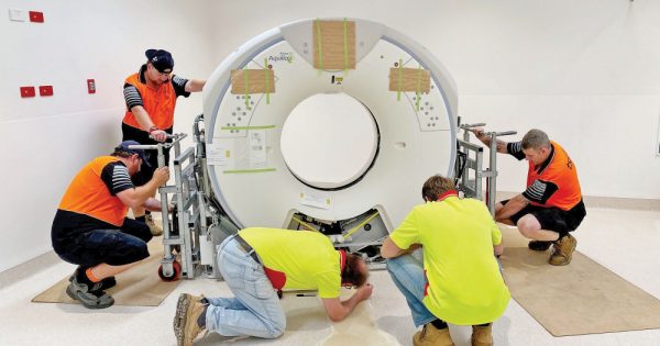 CT scanner arrives at Weipa Hospital