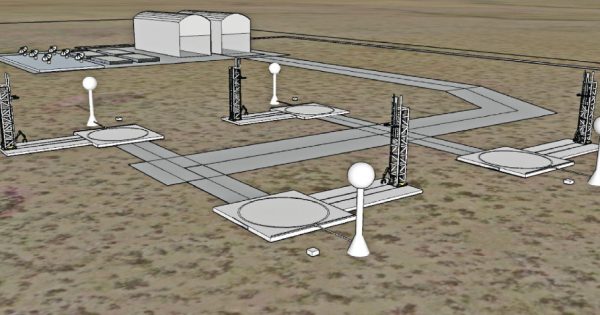 Spaceport project fires up