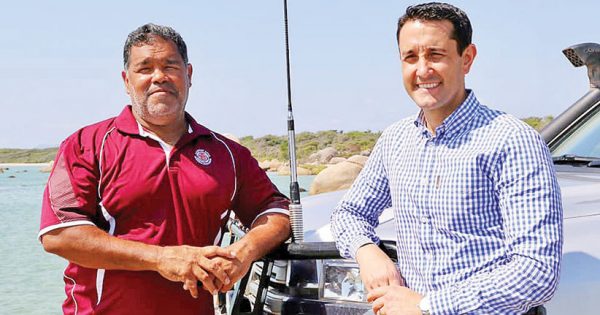 Opposition leader talks vaccination rates on trip