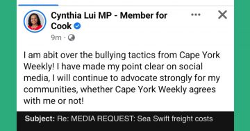 STATEMENT: Cape York Weekly deserves an apology from Cynthia Lui