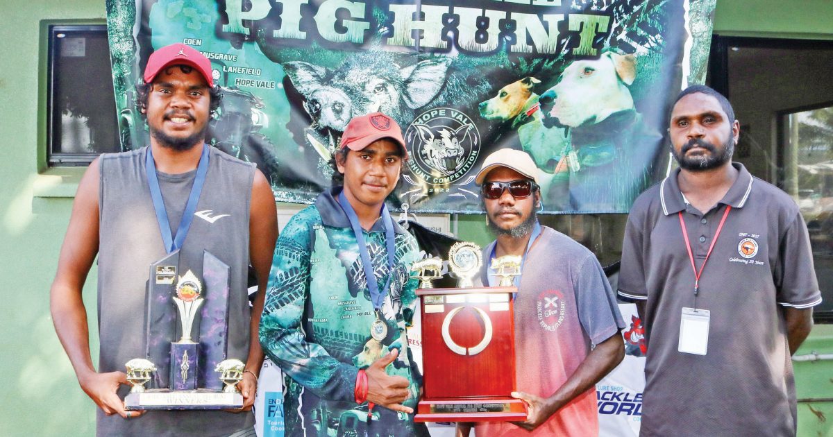 Hunters sweat it out for Hope Vale event | Cape York Weekly