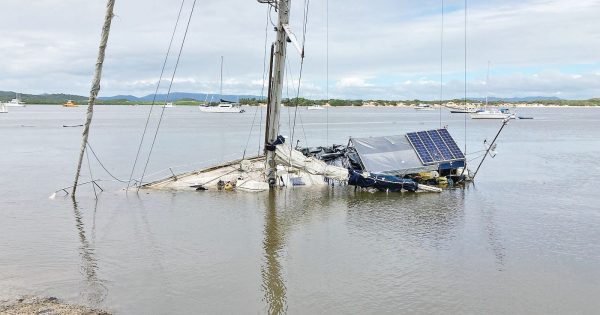 Pensioners left homeless after yacht sinks