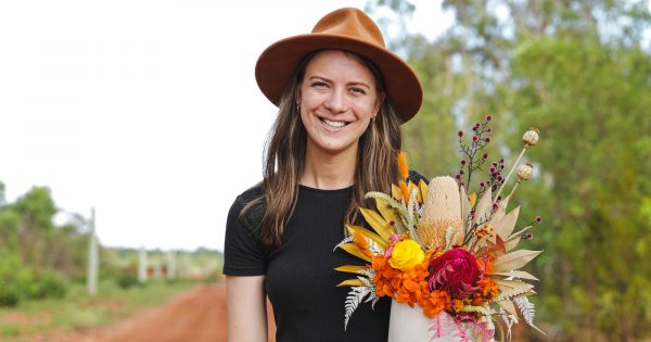 Valentine's Day bliss for bulldozer operator