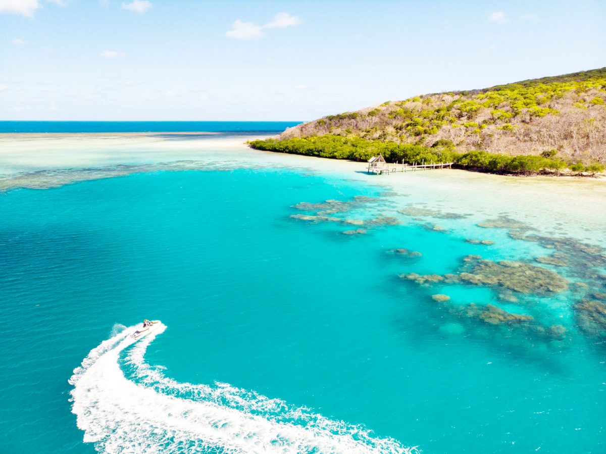 Haggerstone Island has a luxury resort and boasts some great snorkelling spots on the reef.