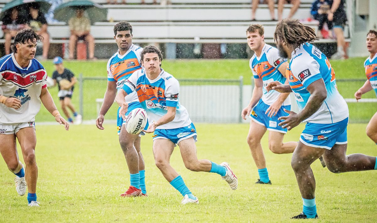 Weipa product Travis Cornthwaite is already making a positive impression with the Northern Pride Colts team.