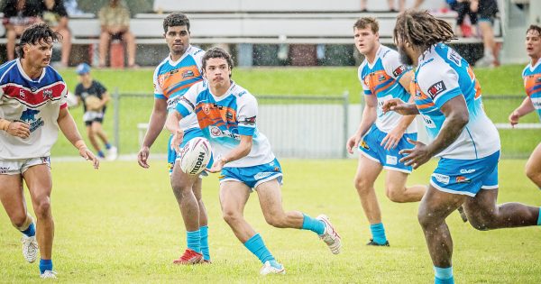 Former Weipa Raiders star kicking goals with the Pride