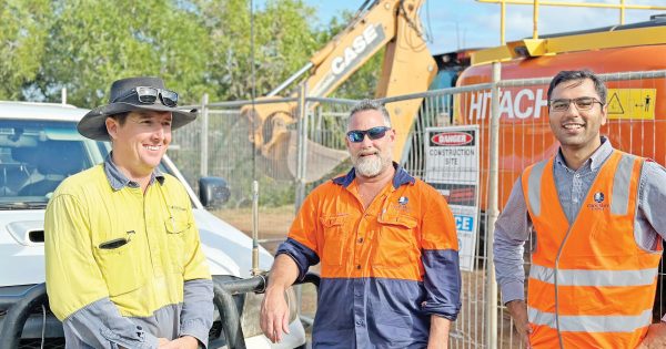 Dusty waterfront to vanish as works start