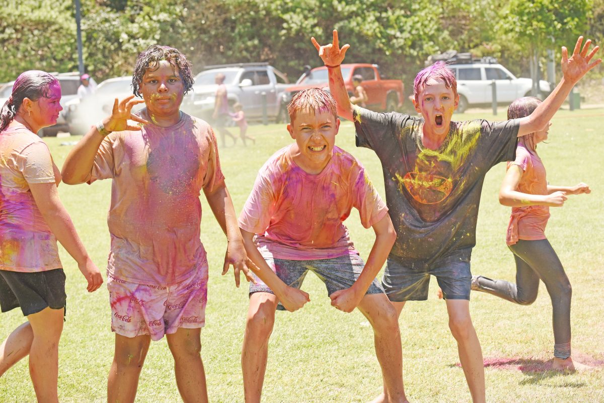 The colour run is fun for all ages.