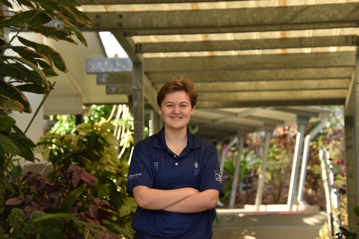 Year 12 student Claire McNab got an inside look at Cairns Base Hospital with JCU's Heroes in Health program