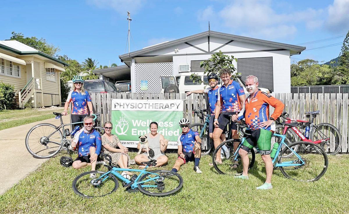 After last year's Cardiac Challenge bike ride from Cairns to Cooktown.