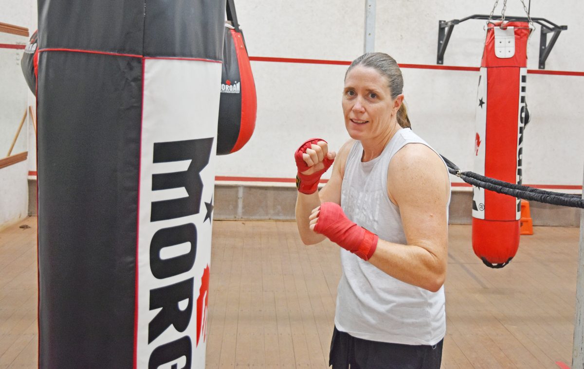 Local school teacher Sophia Michaelis is stepping into the ring.