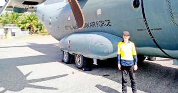 Spartan arrival provides a thrill for work experience student