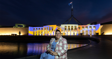 Federal Parliament to be illuminated with colours and shapes of Cape York and Central Australia