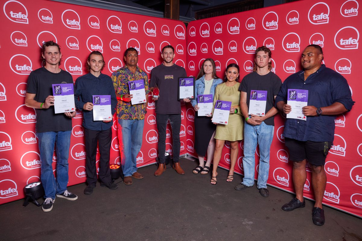 The nominees for the Apprentice of the Year awards in Cairns on Thursday night.