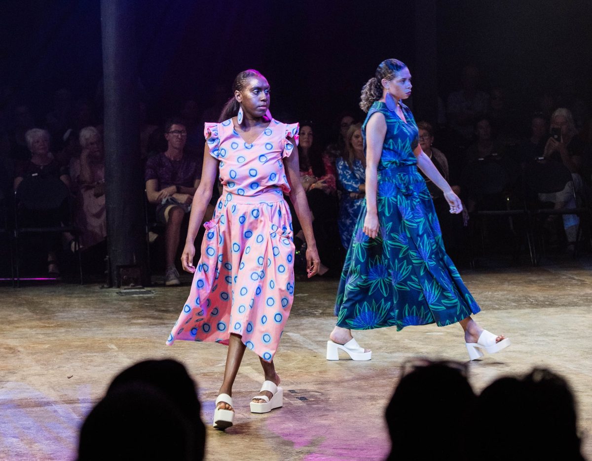 Wujal Wujal designs on the catwalk at the CIAF fashion show. Photo: Veronica Sagredo Blueclick Photography