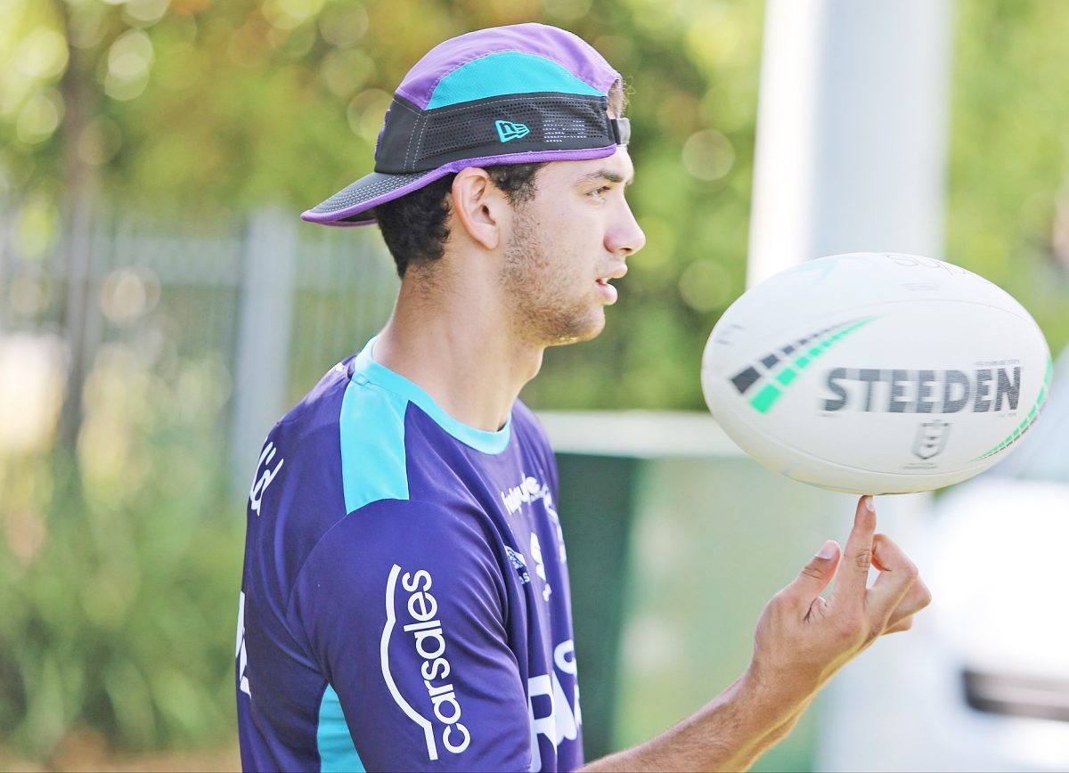 Seamus King-Smith was with the Melbourne Storm last year but struggled with a bulging disc in his back.