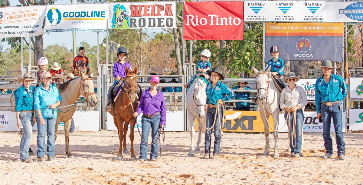 Barrel racing added a new dimension to the Weipa Rodeo this year.