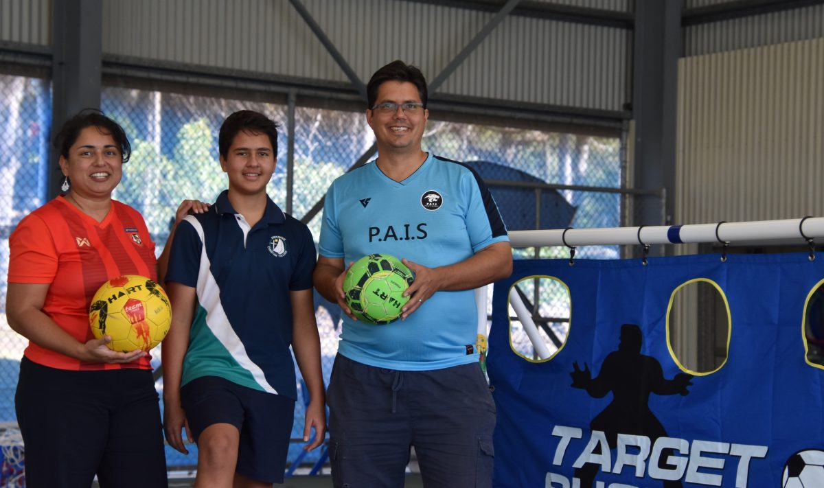 The Jenyns family - Jen, Benji and John - are part of a new soccer club starting in Cooktown this week.