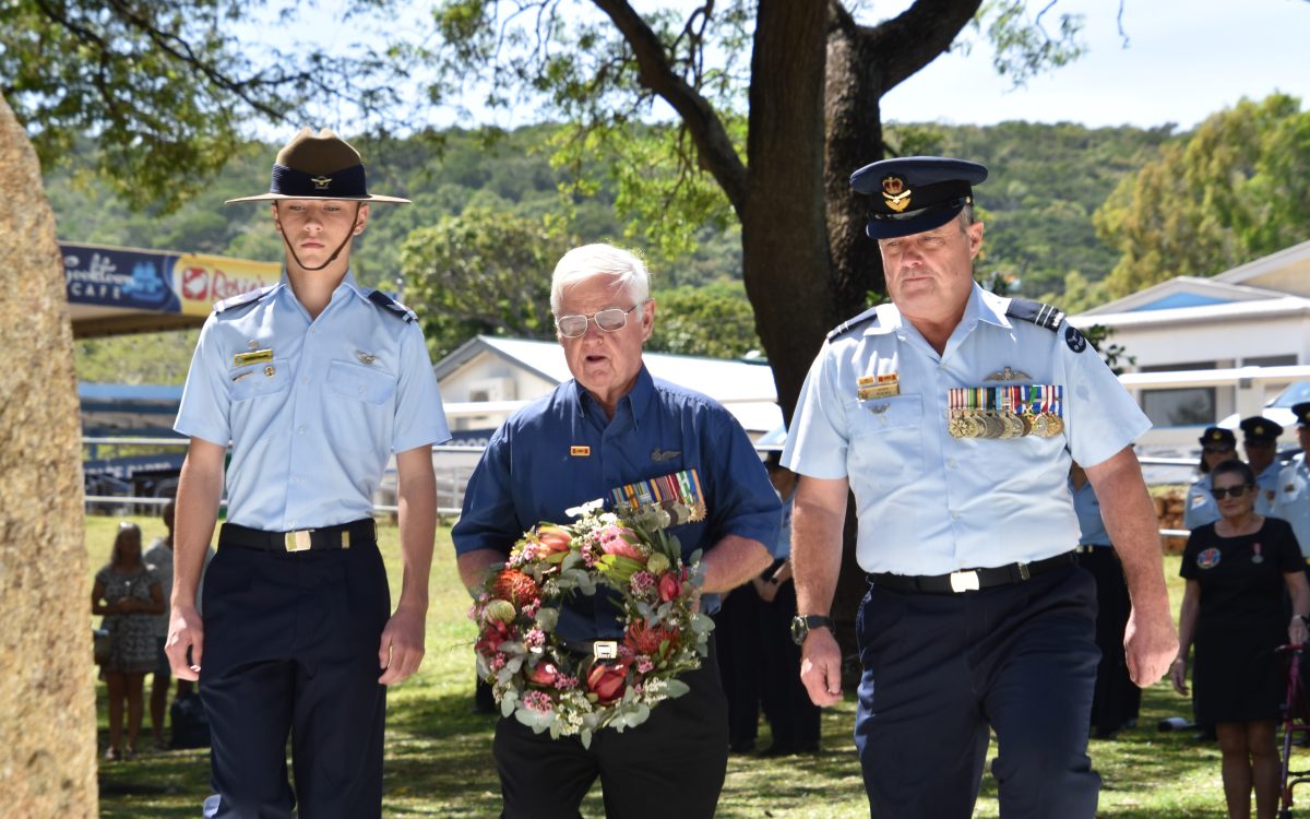 Three generations of the Young family travelled to Cooktown for the 50th anniversary of Vietnam Veteran's Day.