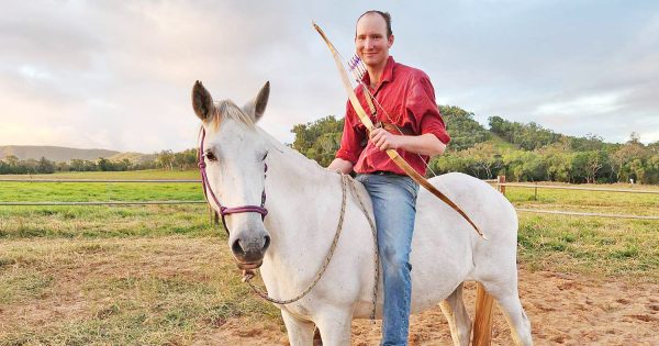 Cooktown rider repping Australia at Mongolian horse archery world championships