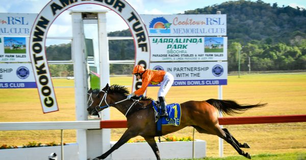 Rookie jockey wins second Cooktown Cup for Wieland