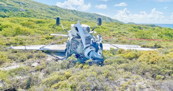 Lucky escape for passengers after Lizard Island plane crash