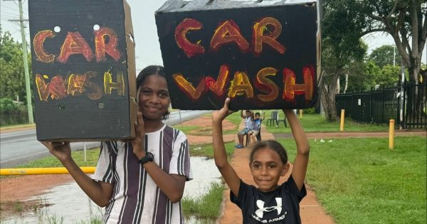Napranum youth wash way to fundraising win for Bunburra uniforms