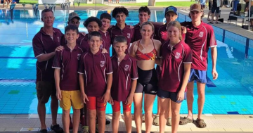 Green and gold honours for Cooktown underwater hockey quartet