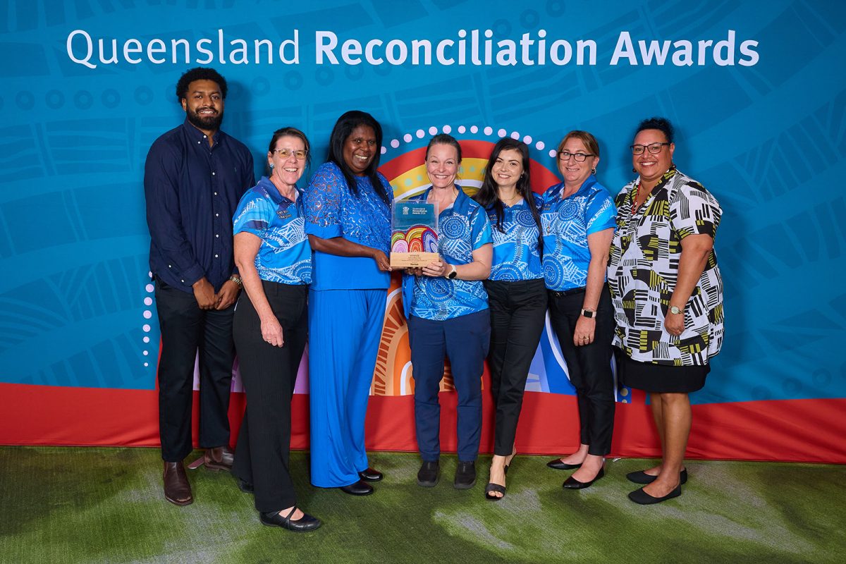 TCHHS and Apunipima staff at the Queensland Reconciliation Award ceremony