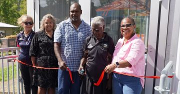 Red ribbon drops to celebrate return of Wujal Wujal health services