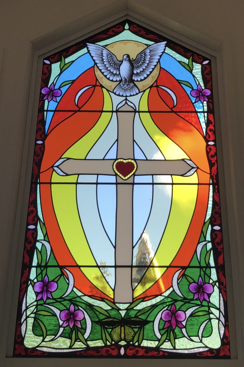 Stained glass window