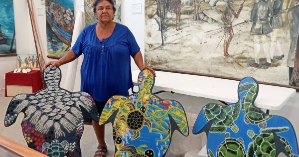 Art symbolising first act of reconciliation returned to Cape York