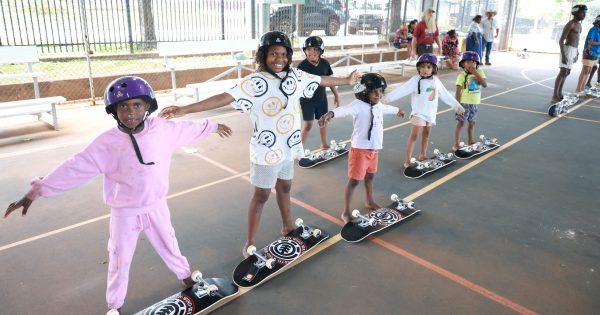 Olympic skateboarding coach teaches Lockhart and Coen tricks of trade