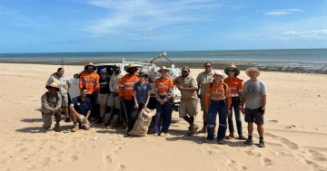 Mapoon clean-up leaves beach almost two tonnes healthier