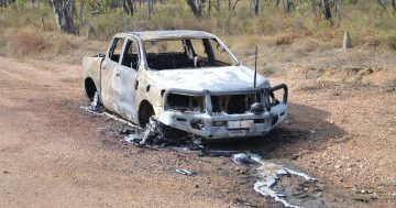 Driver lucky to escape after overheating issue causes vehicle blaze at Mount Carbine