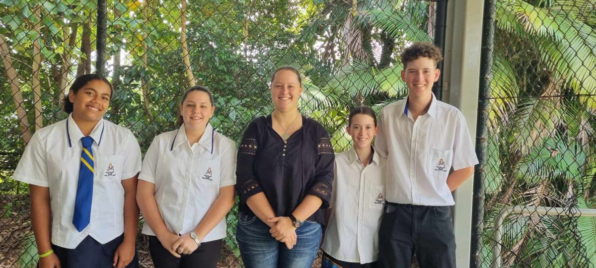 Talei Rokosoi, Rhiannon Portell, Amy Hosking, Halle Kootoofa and Blake Kootoofa