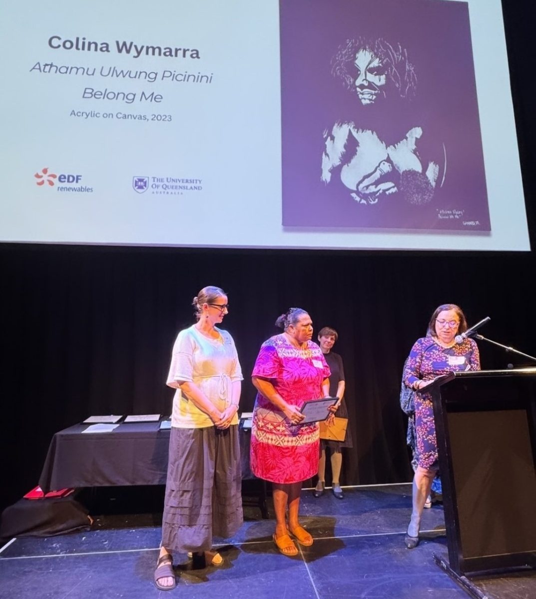 Colina Wymarra at the 2023 Queensland Regional Art Awards