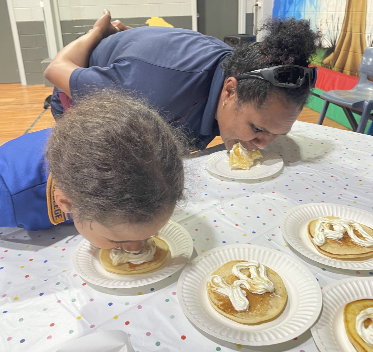 Pancake-eating competition