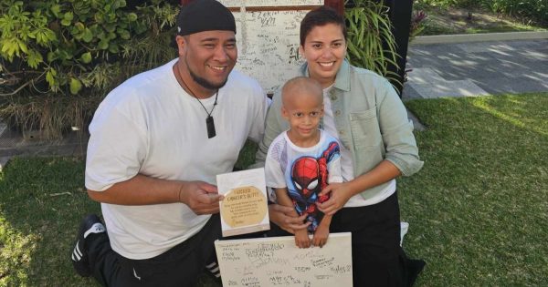 Brave Cooktown toddler beats cancer