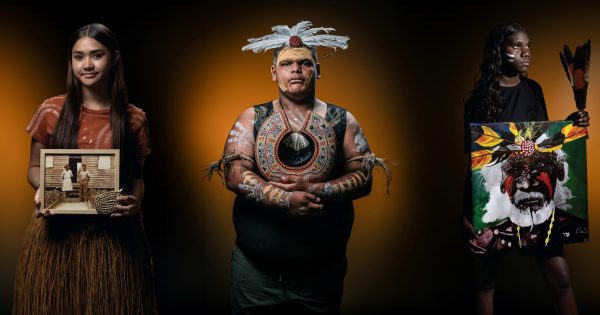 AFL Cape York students showcase culture through self-portraiture