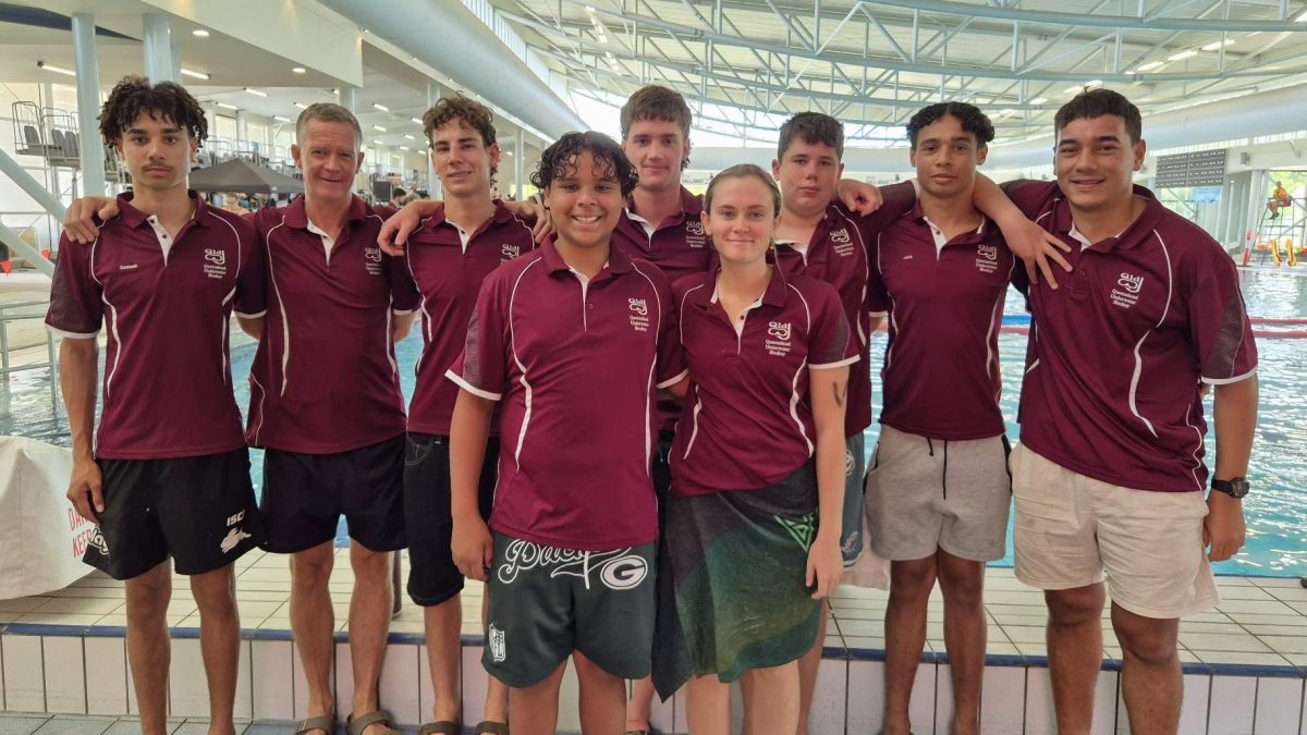 Cooktown Crocs Underwater Hockey Club members at 2025 Australian Underwater Hockey National Championships