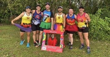 Participants add colourful touch to Weipa parkruntheworld effort