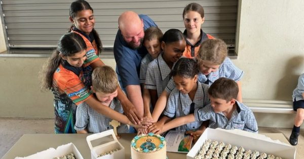 St Joseph's feasts to celebrate Weipa school's ninth birthday