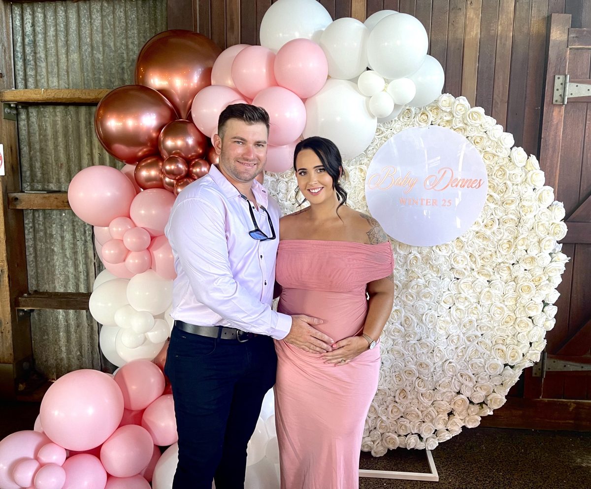 Taryn and Jackson Dennes baby shower