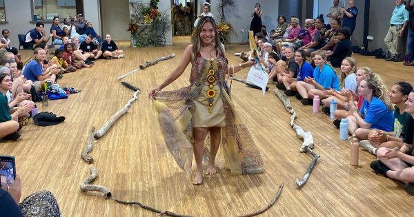 Fashion collaboration puts Hope Vale pride on catwalk