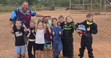 Come-and-try event hits accelerator on new members for Weipa dirt kart family