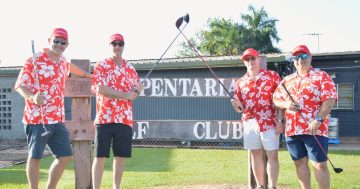 Men's mental health message finds fairway in Weipa