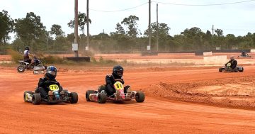Excitement at redline for dirt karts to fly in Weipa